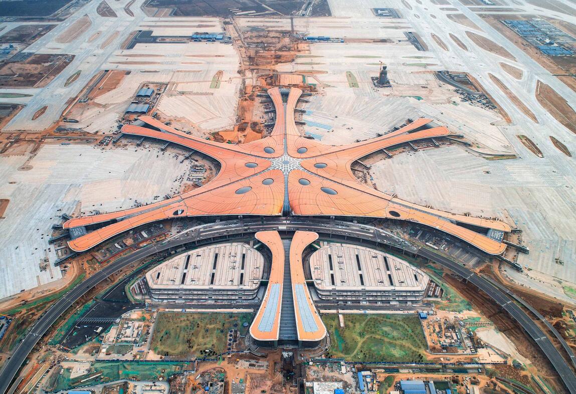 北京大興機場屋面、天溝融雪(圖1)
